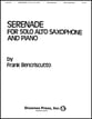 SERENADE FOR SOLO ALTO SAX cover